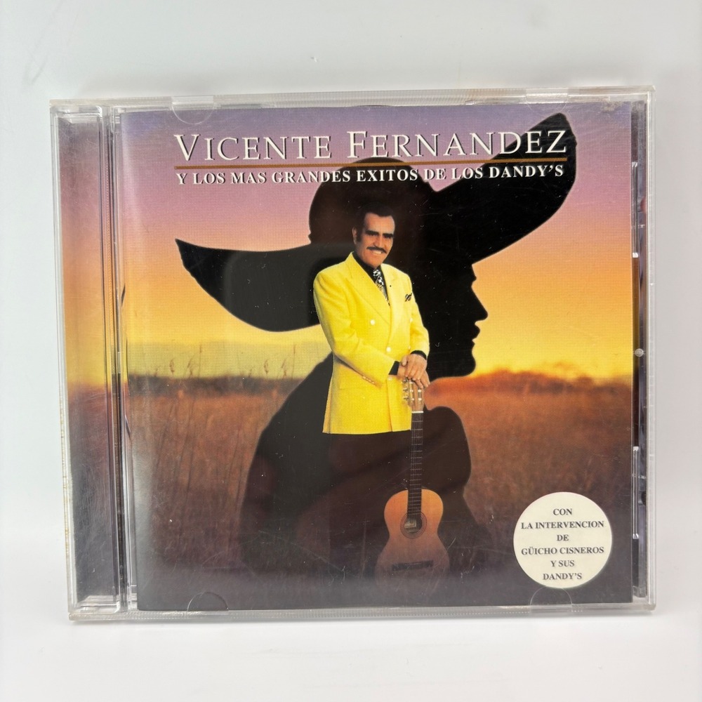 Vicente Fernandez Y Los‎ Mas Grandes Exitos De Los Dandys CD 1999 Sony RMK 83186